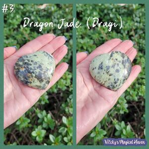 Dragon Jade Dragi Gemstone Crystal Heart